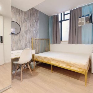 佐敦青年公寓805-大床独卫带洗衣机，佐敦站步行2分，理工8分钟巴士+步行即可到校，都会23分