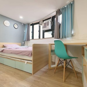 佐敦-青年公寓807-超大单间独卫带洗衣机，佐敦站步行2分，理工8分钟巴士+步行即可到校，都会23分