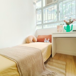 大围美城苑女生套房单间-地铁1站4分到九龙塘，下地铁后步行即可到校