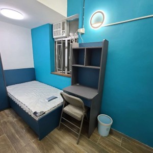 尖沙咀侨丰大厦男生独卫六人户型-距佐敦站500米，理工步行400米即达，通勤之路不再漫长，仅剩最后1间双人间