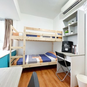 大围金禧花园男生四人间-城市大学地铁一站直达19分，浸会大学27分，地铁大围站400米即达