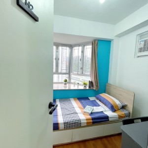 大围金禧花园男生四人间-城市大学地铁一站直达19分，浸会大学27分，地铁大围站400米即达