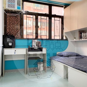 弥敦道太子大厦公寓十二人套间男女生均可（3楼AB室）-均有独卫，距理工巴士16分，浸会巴士15分，城大地铁两站，都会巴士6分