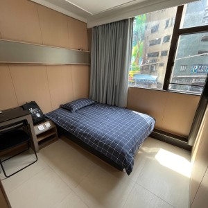 太子站附近东乐大楼公寓-独卫单间带电梯洗衣房，距理工浸会均巴士10分钟，城大地铁两站，都会巴士直达