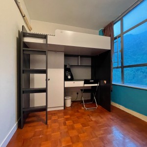 西环学士台女生六人公寓-港大巴士8分即达，离港大最近的房源之一，仅剩1间单间两间双人间！