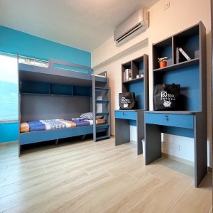 屯门叠茵庭4座7楼女生5人套房双人间上下铺HD-岭南大学对面，没有比这更近的房子了