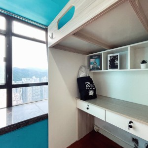 沙田区马鞍山新港城H座男生3人套房双人间HD-中文大学巴士10分，教育大学巴士32分