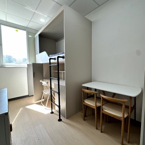 K+九龙塘学生公寓女生双人间-城大步行14分钟到校，浸会步行24分