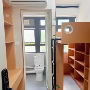 尖沙咀柯士甸道132-134号太极大楼7号房独卫单间-近地铁理工步行可达有书柜超大空间