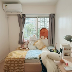 西营盘-景萃园D座7楼E房女生专属单间超大衣柜港大步行可达有电梯