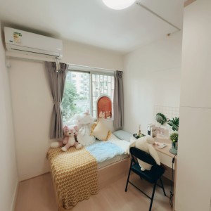 西营盘-景萃园D座7楼E房女生专属单间超大衣柜港大步行可达有电梯