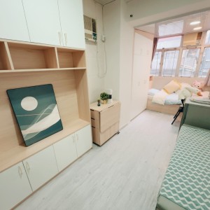 旺角-花园街108号-B房精装studio家电齐近旺角站交通便利