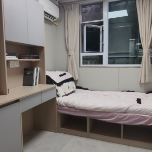 中环街市旁铁行里独栋学生公寓单人间1A-港铁三站直达港大，加步行15分钟内到，紧邻商圈上班族也适合