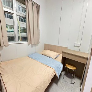 尖沙咀55号studioA房-理工步行5分都会巴士15分，近地铁站带窗精装空间超大