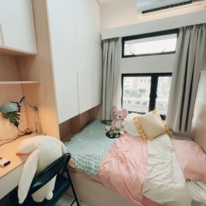 旺角好望角大厦1207室D房-正市中心地段繁华超便利studio精装带家电