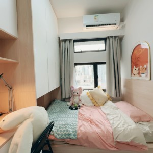 旺角好望角大厦1207室D房-正市中心地段繁华超便利studio精装带家电