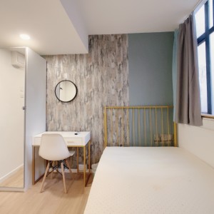 佐敦青年公寓805-大床独卫带洗衣机，佐敦站步行2分，理工8分钟巴士+步行即可到校，都会23分