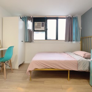 佐敦-青年公寓806-单间独卫带洗衣机，佐敦站步行2分，理工8分钟巴士+步行即可到校，都会23分