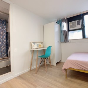 佐敦-青年公寓806-单间独卫带洗衣机，佐敦站步行2分，理工8分钟巴士+步行即可到校，都会23分