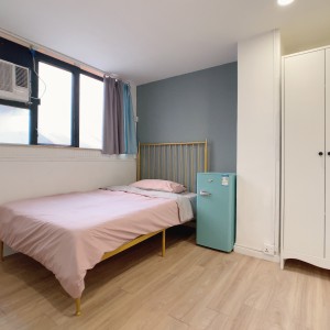 佐敦-青年公寓806-单间独卫带洗衣机，佐敦站步行2分，理工8分钟巴士+步行即可到校，都会23分