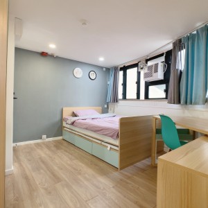 佐敦-青年公寓807-超大单间独卫带洗衣机，佐敦站步行2分，理工8分钟巴士+步行即可到校，都会23分