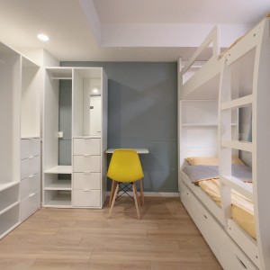 佐敦-青年公寓809-上下铺双人间独卫带洗衣机，佐敦站步行2分，理工8分钟巴士+步行即可到校，都会23分