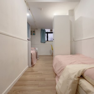 佐敦-青年公寓812-双床双人间独卫带洗衣机，佐敦站步行2分，理工8分钟巴士+步行即可到校，都会23分