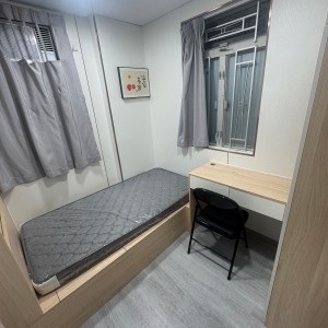 旺角-青年公寓RF区A3-独卫单间有窗近地铁空间超大