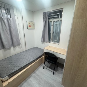 旺角-青年公寓RF区A3-独卫单间有窗近地铁空间超大