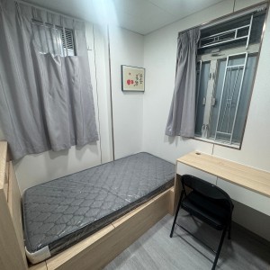 旺角-青年公寓RF区A3-独卫单间有窗近地铁空间超大