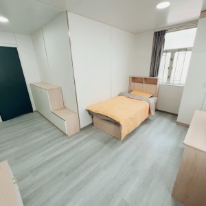 旺角-青年公寓RF区B1-独卫单间有窗近地铁空间超大