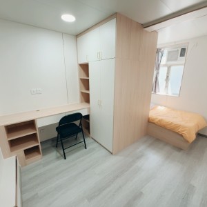 旺角-青年公寓RF区B2A-独卫单间有窗近地铁空间超大