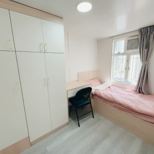 旺角-青年公寓RF区C-独卫单间有窗近地铁空间超大