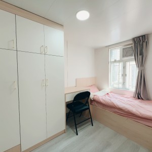 旺角-青年公寓RF区C-独卫单间有窗近地铁空间超大