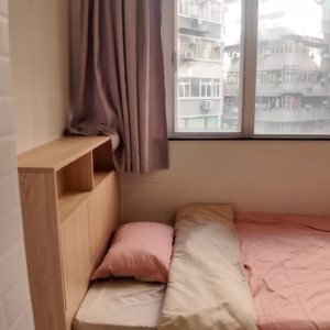 柯士甸大厦-D房 -理工只要步行400米，只要400米！近佐敦站步行可达，都会20分钟可到。有窗带家电独卫套间空间大