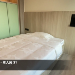 九龙城豪华studio学生公寓单人房S1-城大通勤24分，浸会通勤26分，港理工27分，都会31分，酒店式装修豪华卫浴干湿分离，工作就读都合适