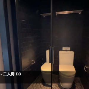 九龙城豪华学生公寓双床双人间D3-城大通勤24分，浸会通勤26分，港理工27分，都会31分，酒店式装修豪华卫浴干湿分离，工作就读都合适