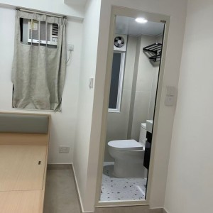 油麻地上海大厦5F A房 一室精装studio带窗家具家电全新近理工通勤20分内