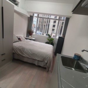 湾仔鵝頸波斯富大厦5D-B-近铜锣湾地铁站，港大20分钟通勤独卫大窗单间地段繁华