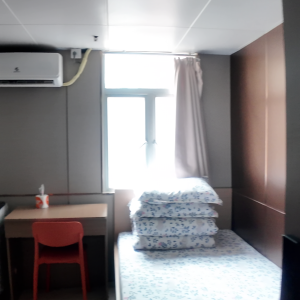 旺角通菜街139号615-精装studio大床房地铁步行4分，理工乘巴士11分钟可到达，工作就读都可选