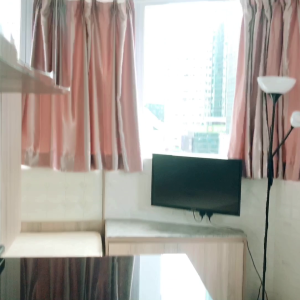 利群大厦精品studio5号房-一室一厅带景观窗，旺角站30秒即达交通方便