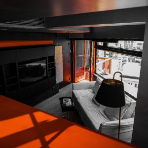 中环The Jonathan服务式loft复式公寓-半山黄金地段，港大优选15分钟内地铁可达