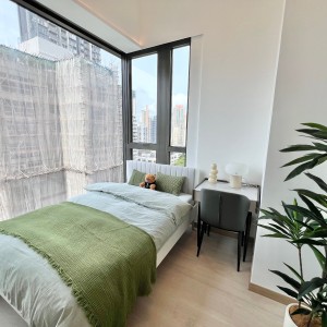 西营盘轻奢住宅服务式公寓两室一厅套房-地铁步行2分可达，港大绝配步行6分地铁1站