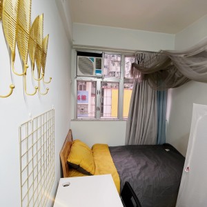 花园街超值朝东studioA/B房-旺角站两分钟到理工有直达巴士，工作就读都可