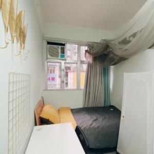 花园街超值朝东studioA/B房-旺角站两分钟到理工有直达巴士，工作就读都可