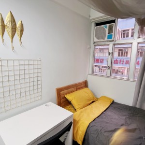 花园街超值朝东studioA/B房-旺角站两分钟到理工有直达巴士，工作就读都可