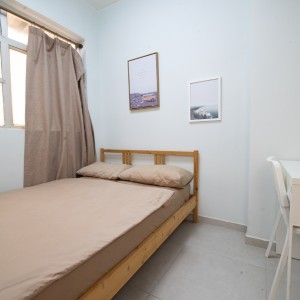 太子站附近必发大厦公寓B室-三室一厅近地铁带电梯男生优选