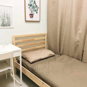 太子站附近必发大厦公寓D室-三室一厅近地铁带电梯男生优选