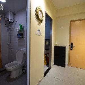 太子站附近必发大厦公寓D室-三室一厅近地铁带电梯男生优选