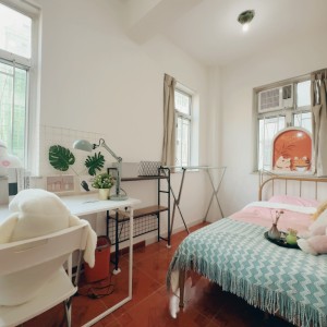 泰怡大厦6楼公寓套间D室带独卫-四室一厅近太子旺角东理工巴士直达女生优选